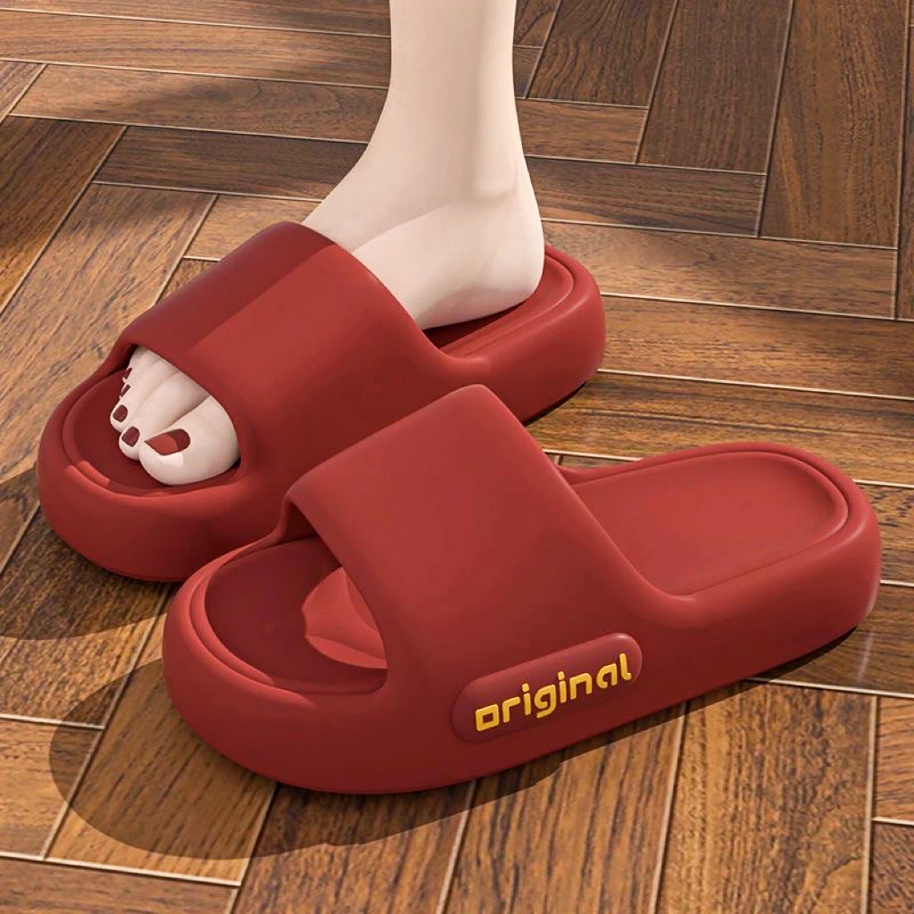 新款拖鞋室内家居女款软底时尚外穿厚底夏天浴室防滑情侣男士鞋子