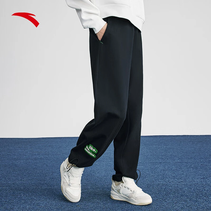 ANTA/安踏夏季休闲裤子百搭滑板文化系列针织运动长裤子172428302