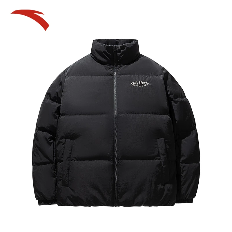 ANTA/安踏运动复古男子羽绒服休闲宽松保暖立领外套羽绒152518907