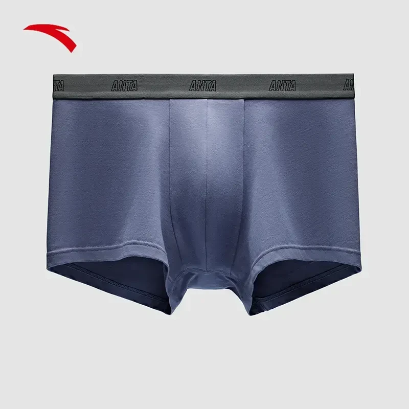 ANTA/安踏运动内裤精梳棉男士柔软亲肤中腰弹力平角内裤192448971