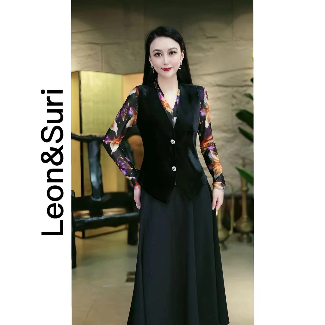 A【年终大促】 “时光馥语”新款时尚百搭气质休闲女士显瘦修身马夹