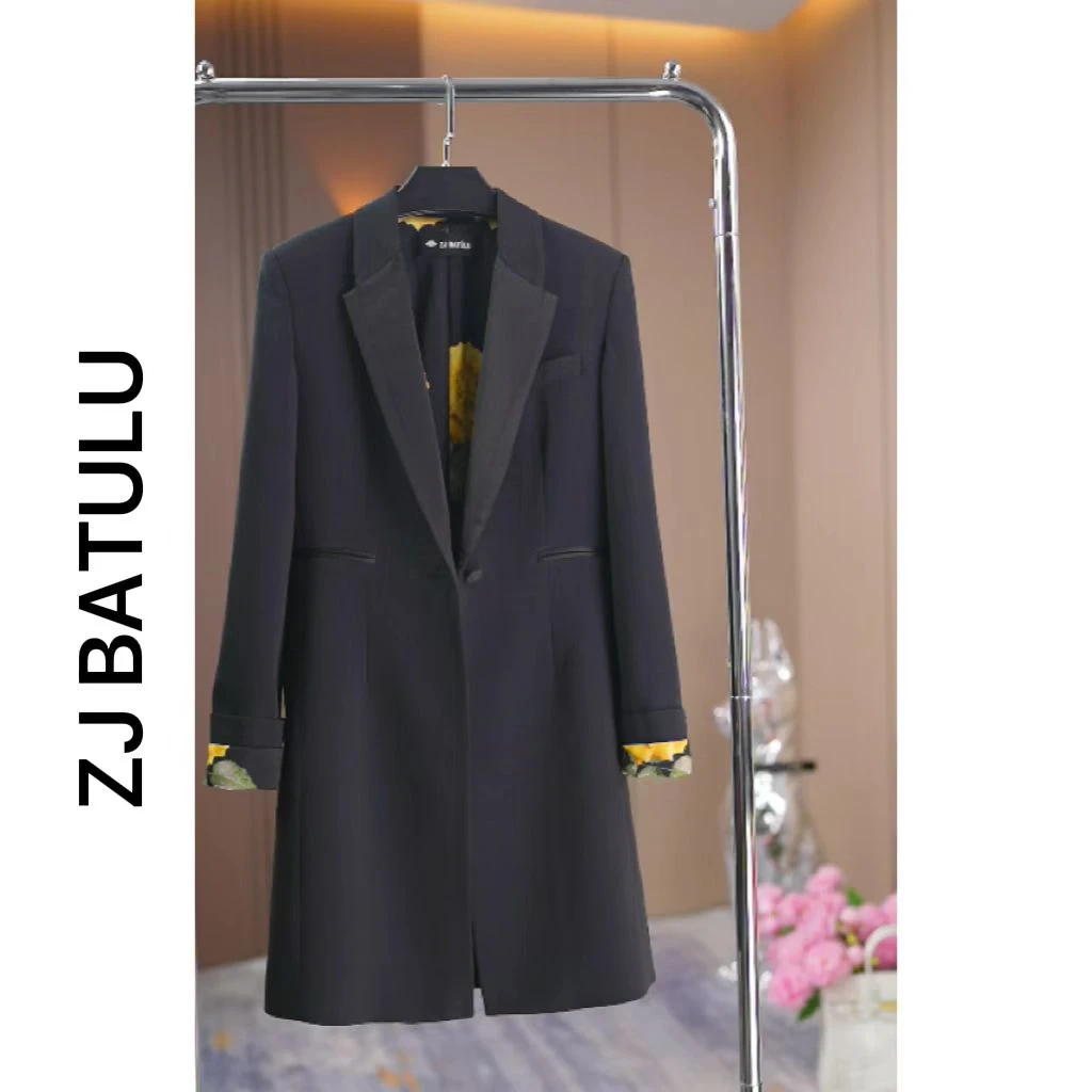 E【年终大促】半生玫瑰 ”秋款新款修身西服外套