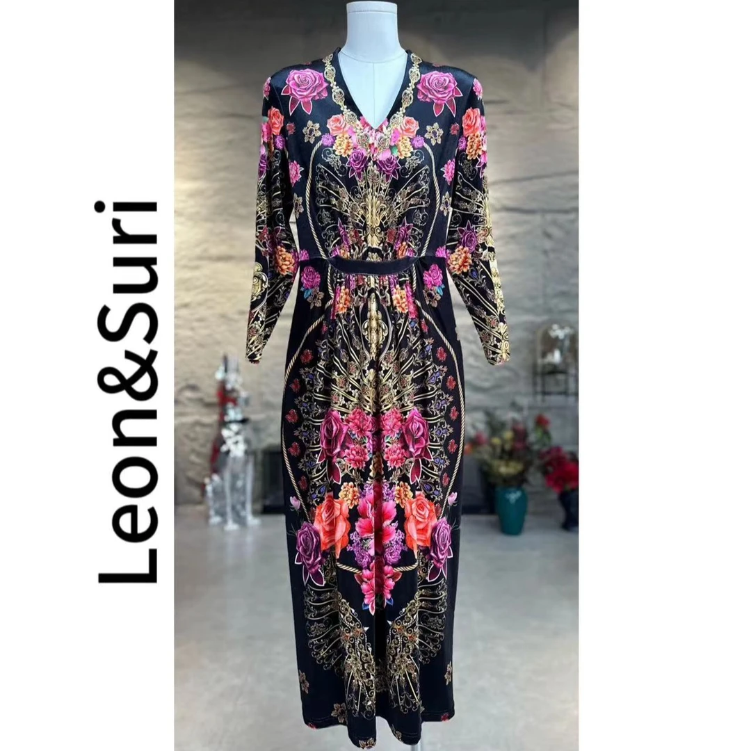 F【年终大促】“锦瑟华年”新款显瘦花连衣裙