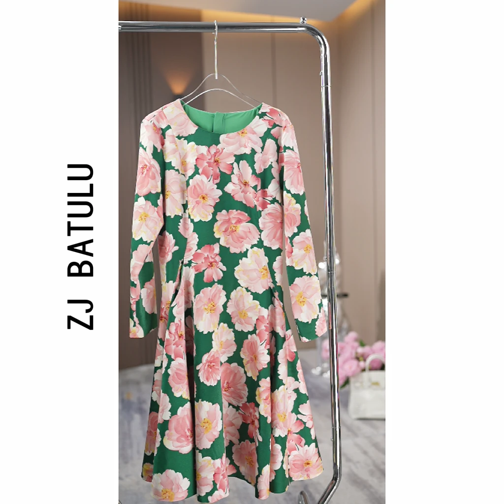 C【年终大促】Leon&Suri "荷塘月色"连衣裙