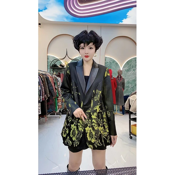 《桂气华伦》7605 时尚气质夏季休闲设计师西装外套