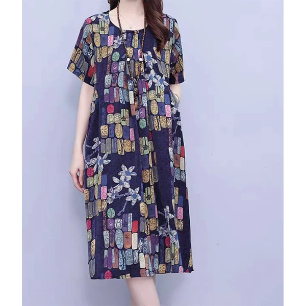 YUFEI/禹菲FJ   GG04  菲姐时尚潮流长款连衣裙