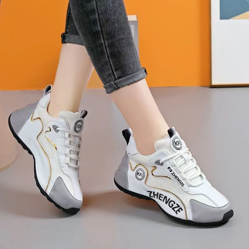 2025春季新款男款防滑运动鞋软底百搭轻便小白鞋安可拉红