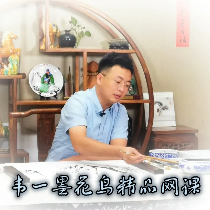 韦智杰写意花鸟高清教学课程