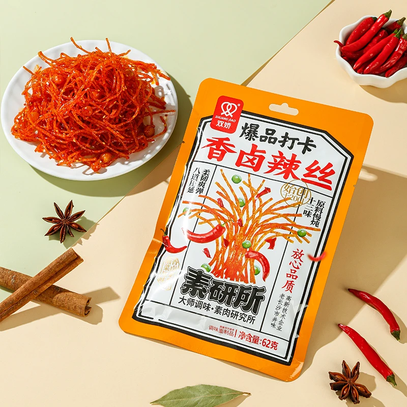 双娇爆品打卡麻辣辣条童年经典臭干子面筋怀旧零食