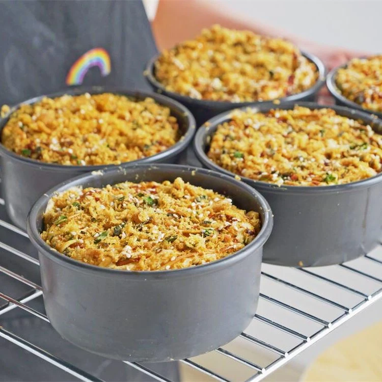 肉松火腿咸蛋糕课 水果奶油下午茶点常备快手烘焙视频培训课