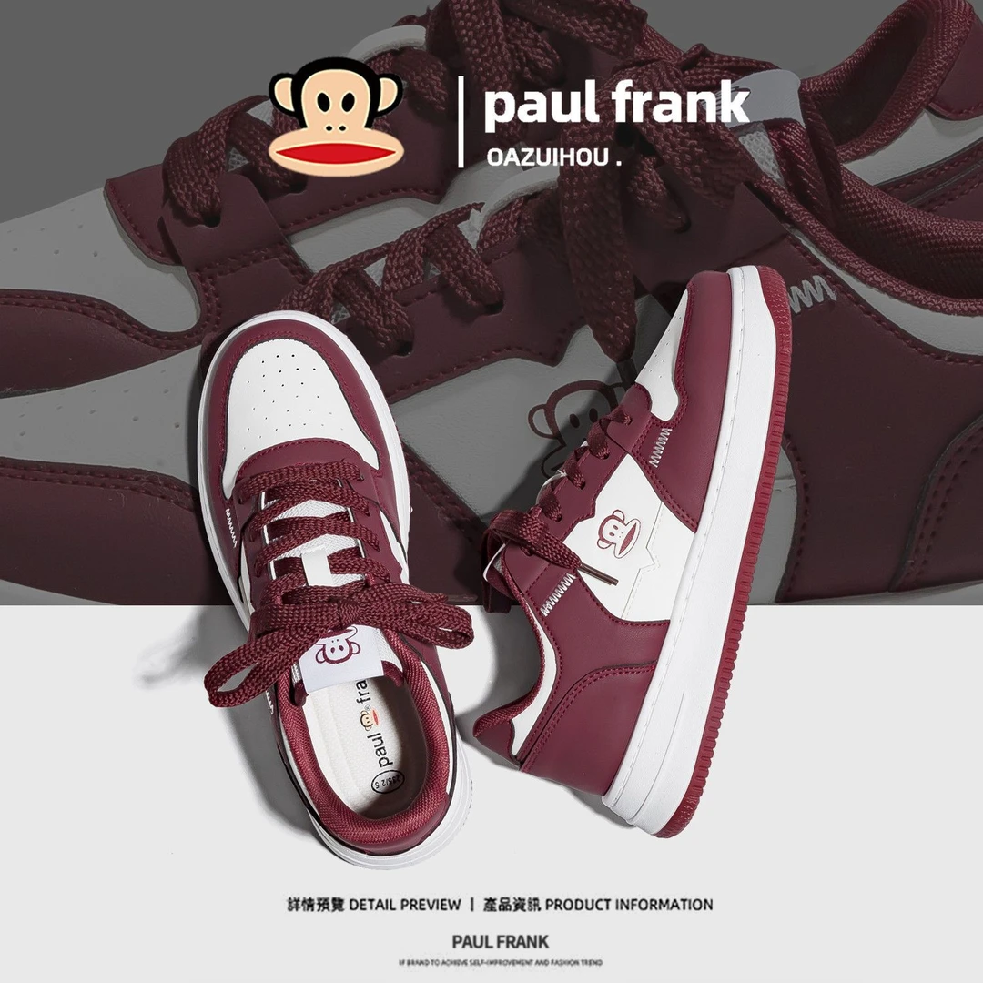 大嘴猴正品板鞋春秋新款百搭潮流情侣小白鞋男学生韩版低帮休闲鞋