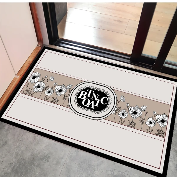 多巴胺简约家用硅藻泥吸水地垫进门防滑脚垫沥水垫玄关入户门地毯