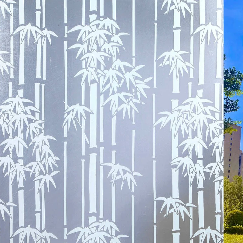 磨砂玻璃贴纸透光不透明窗户防窥膜带胶浴室厕所防走光自粘窗花纸