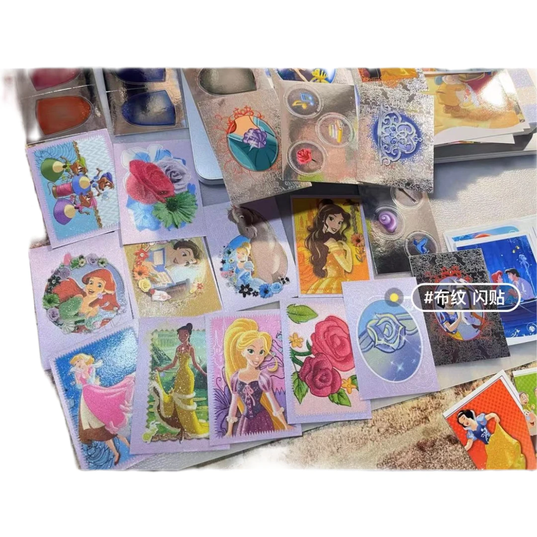 panini迪士尼公主收藏贴纸绿盒