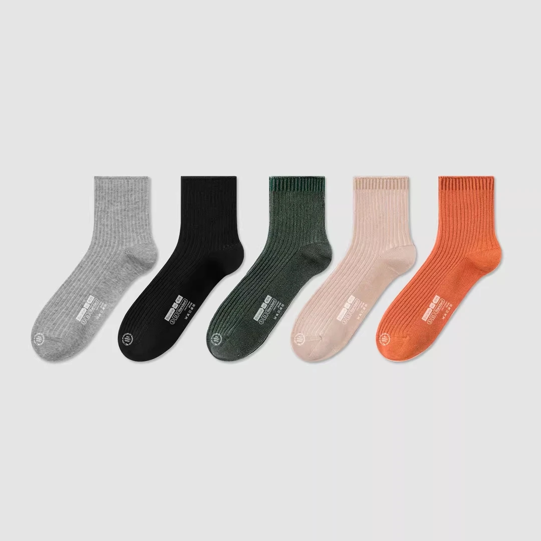 311Standard女款罗纹短筒棉袜5双装*1