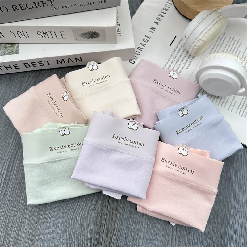 【85-138斤】秋冬幼柔棉中腰柔软舒适女士内裤亲肤透气三角短裤1020