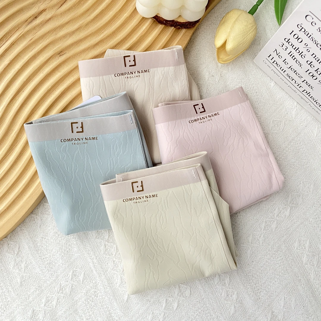 【75-130】703 轻奢无痕女士内裤裸感不夹臀舒适运动隐形三角裤秋冬