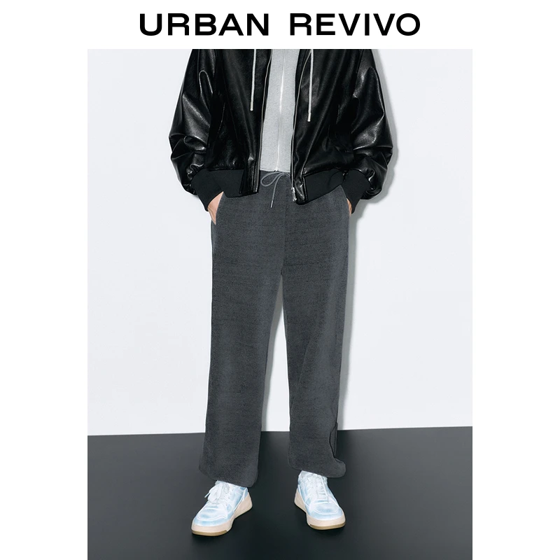 UR女装休闲感松紧腰抽绳高腰束脚裤UYV640035