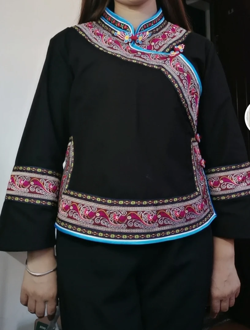少数民族布依族壮族女士上衣女断码处理