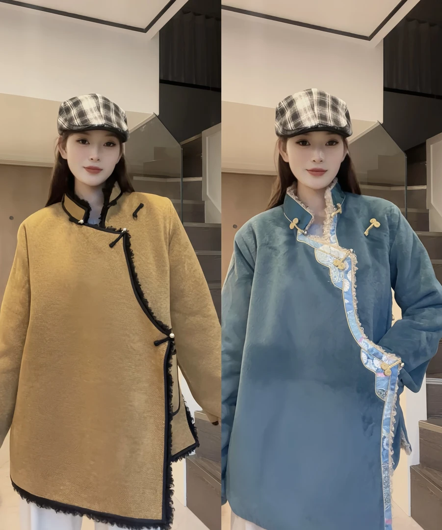 福利款女士加厚款藏式外套断码款多色