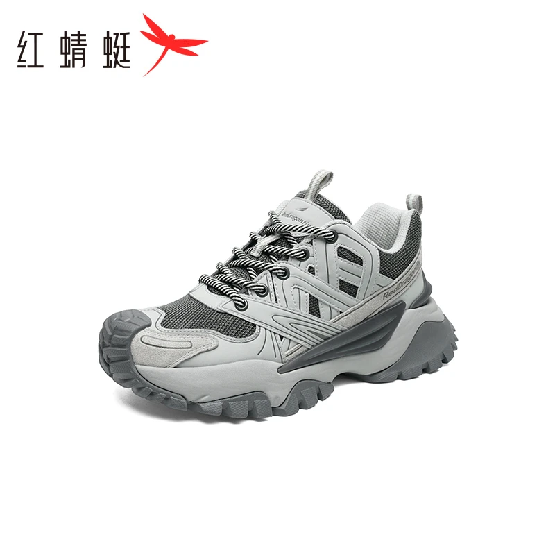 红蜻蜓老爹鞋2024秋季新款女鞋厚底增高休闲运动鞋户外登山潮酷女