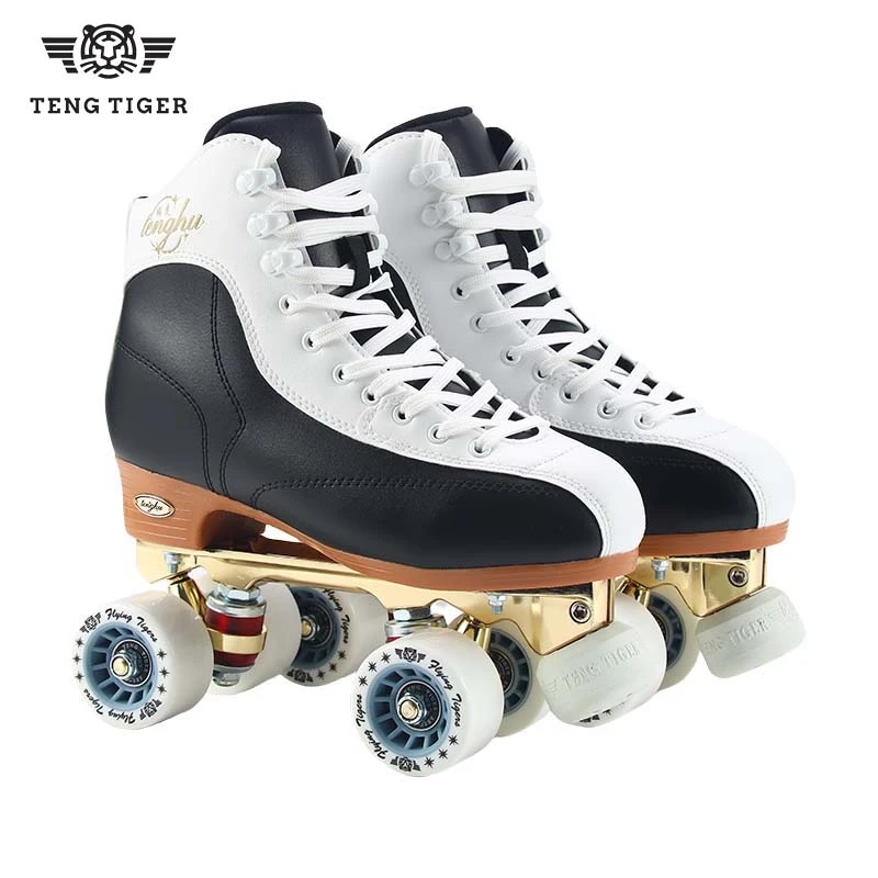 TENGTIGER/腾虎专业双排溜冰鞋旱冰鞋专用轮滑鞋外卖成人代步
