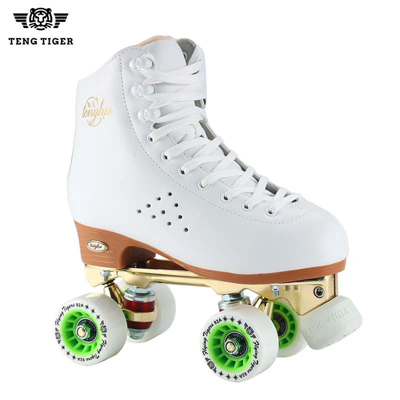 TENGTIGER/腾虎溜冰鞋旱冰鞋四轮轮滑鞋儿童培训俱乐部专用花样