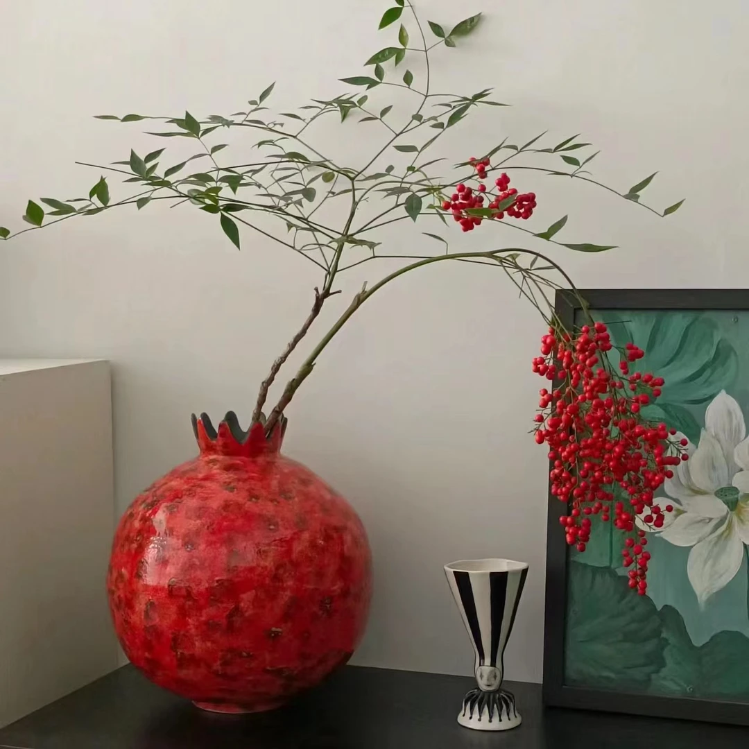 家居生活摆件 花瓶 简约轻奢风花瓶 鲜花花瓶