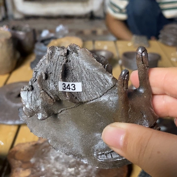 一**人【麦创制物】343柴烧手捏茶宠