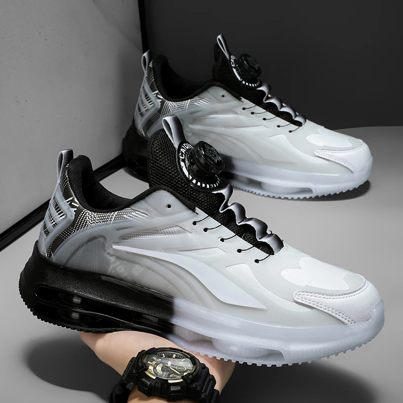 皮面男士休闲运动跑鞋运动鞋情侣潮流百搭时尚潮鞋韩版加绒春季