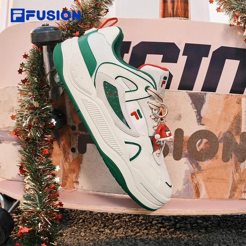 FUSION斐乐潮牌圣诞BANKII滑板生活鞋冬新酷T12W512904时尚百搭