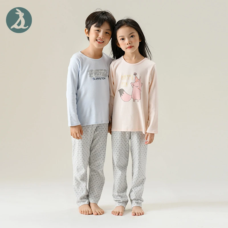 儿童内衣套装春秋纯棉全棉家居套装秋装男童女童睡衣宝宝秋衣秋裤