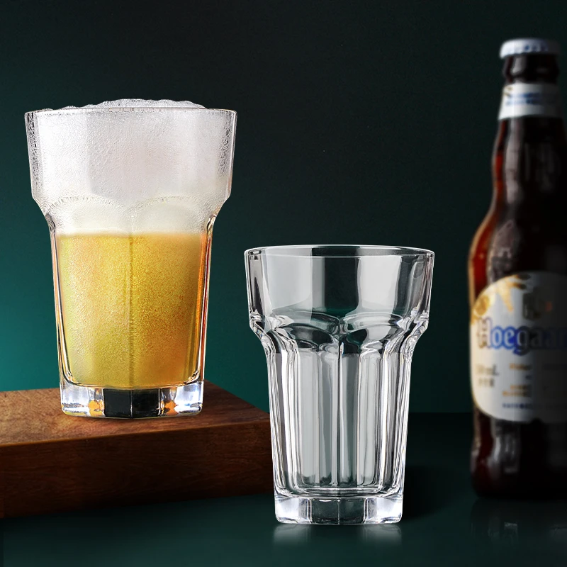 曼薇（2只）超大号福佳白啤酒玻璃杯精酿扎啤杯大容量家用果酒杯