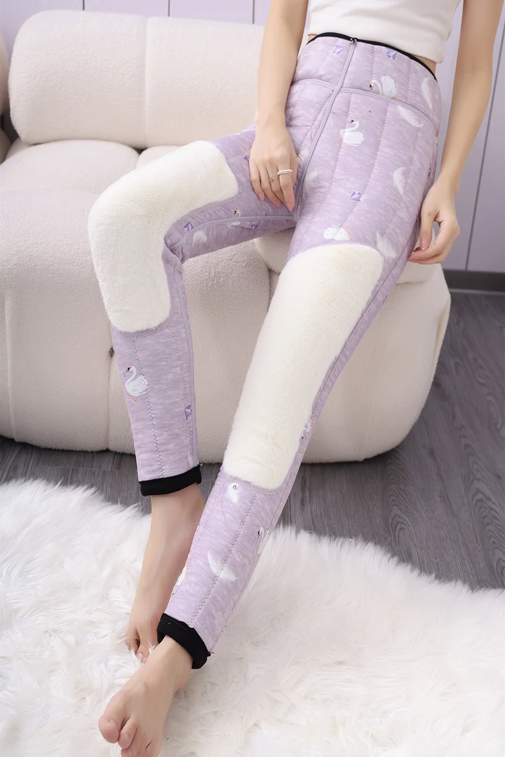 加绒加厚高腰冬季羊毛打底裤女护腰护膝保暖防寒保暖棉裤显瘦女裤