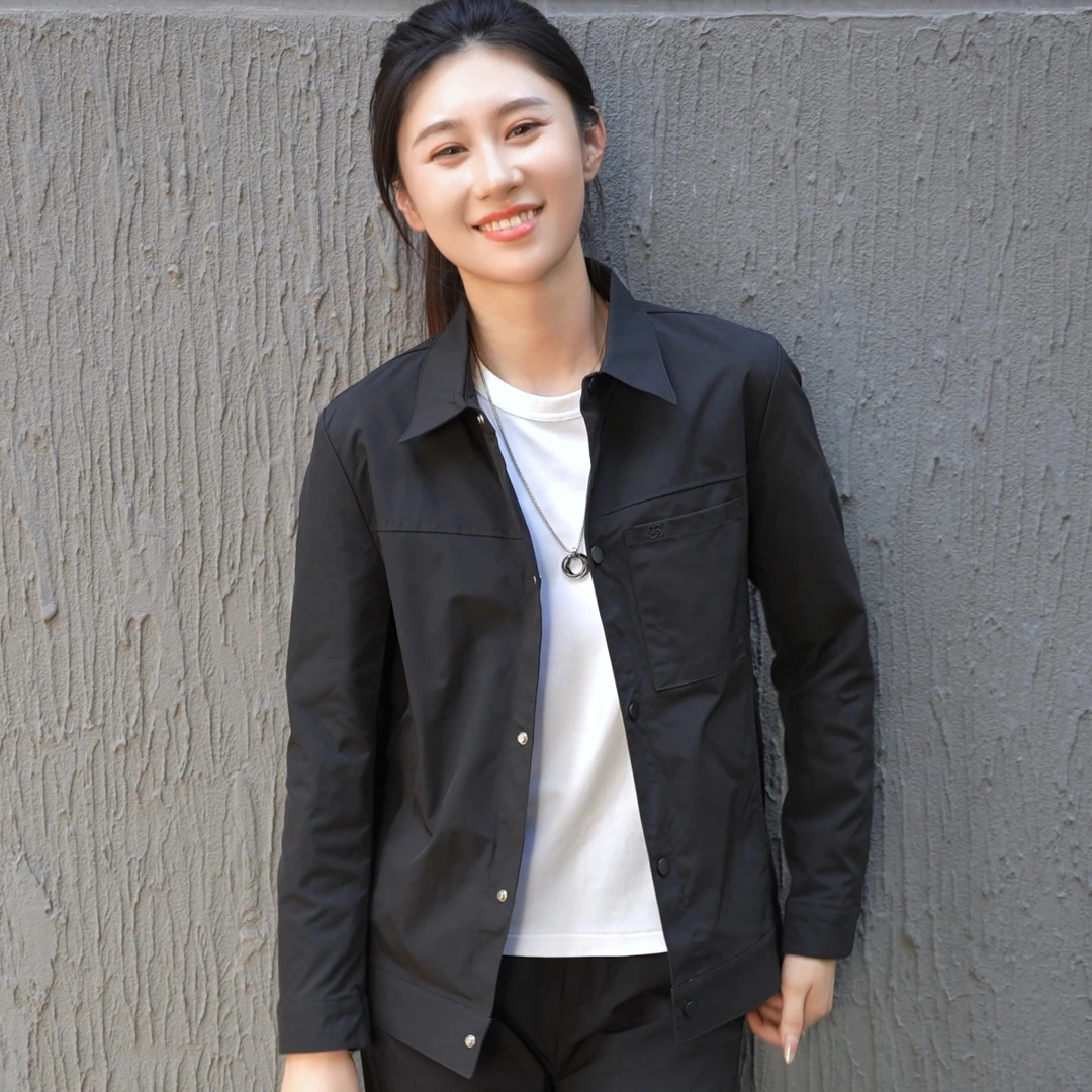 【秋装新款】2024男士春秋季翻领夹克简约潮流外套上衣休闲韩版男装