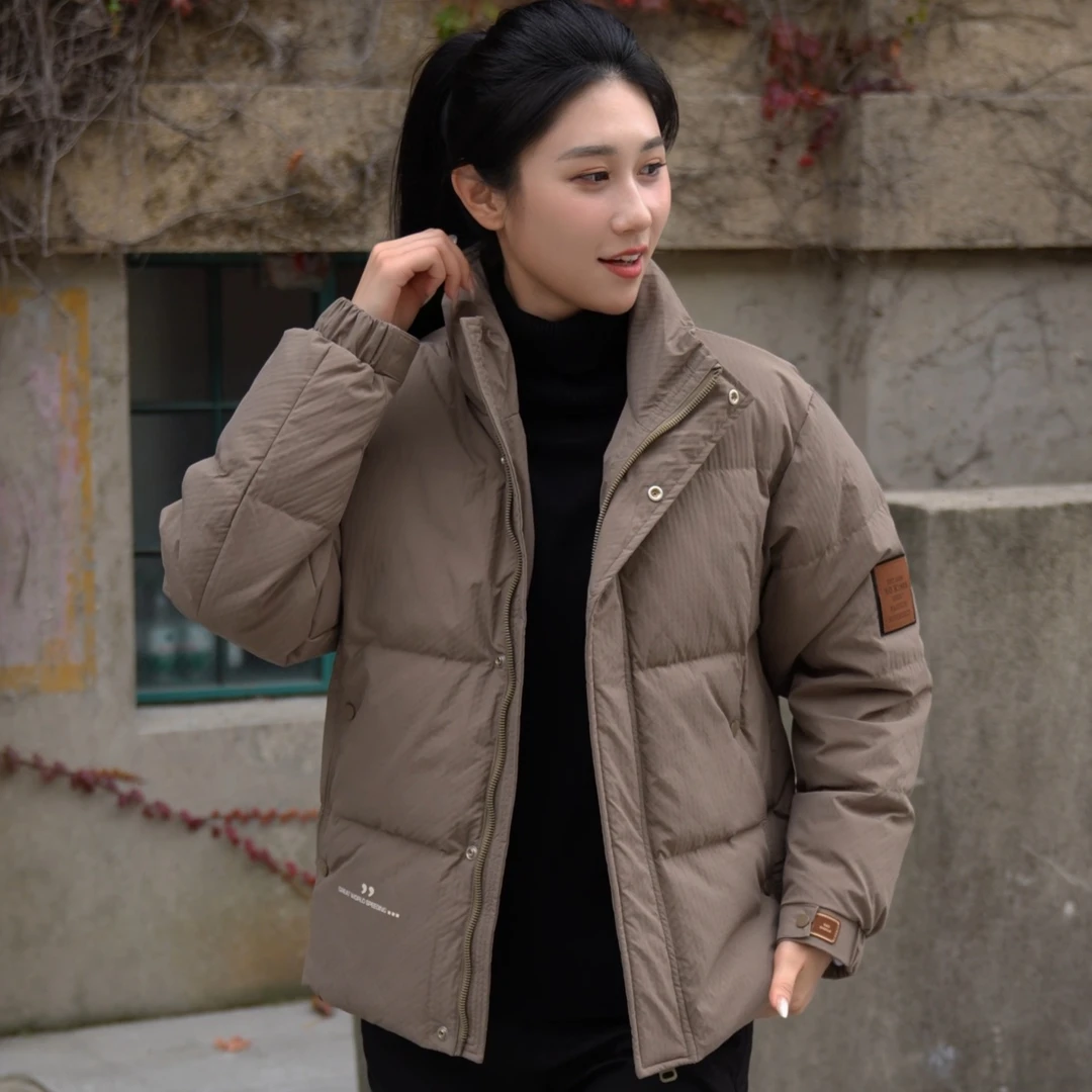 【羽绒】2024男士冬季新款立领外套保暖休闲时尚上衣服加厚防风秋冬