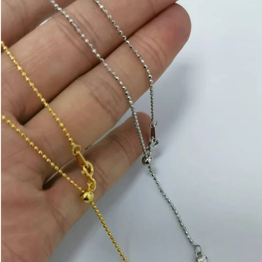 链子925银 925银银制品 链子S925银 百搭S925链【18寸可调节】时尚