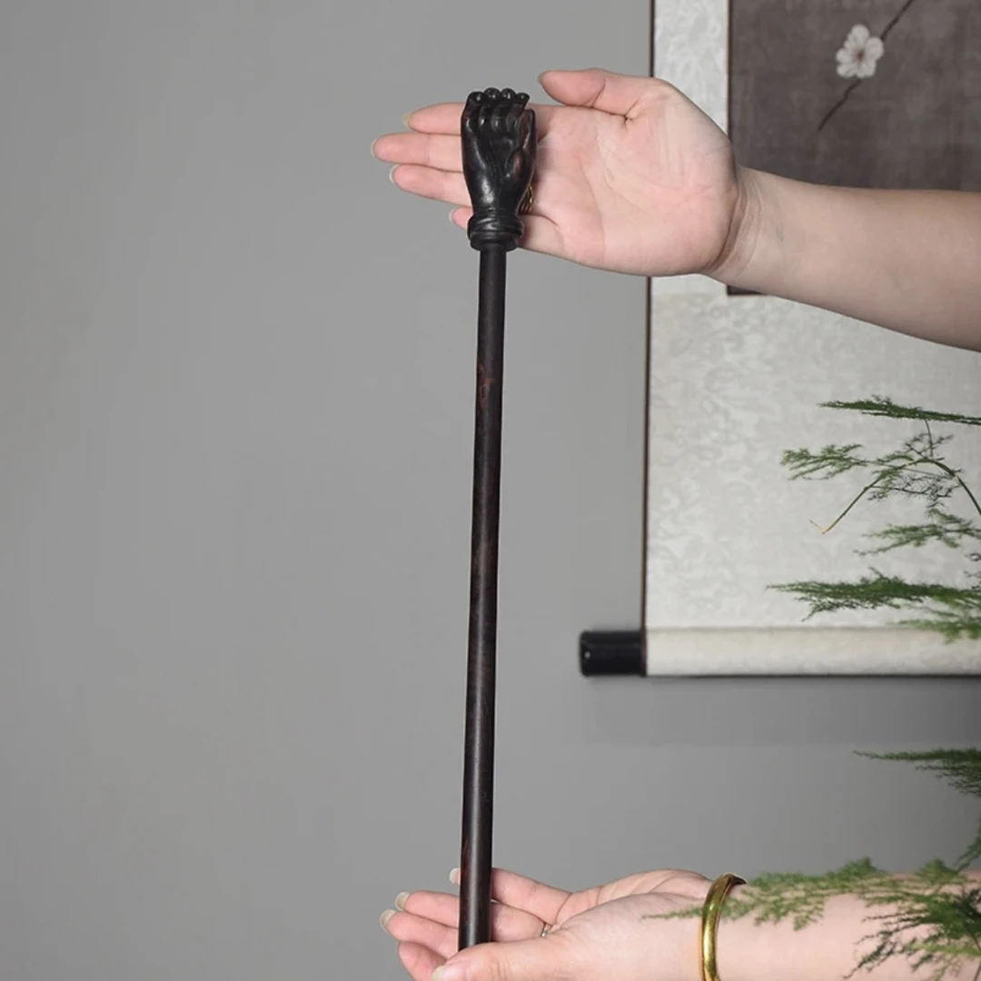 红酸枝交趾黄檀按摩棒不求人挠痒痒加厚老头乐挠背神器红木工艺品