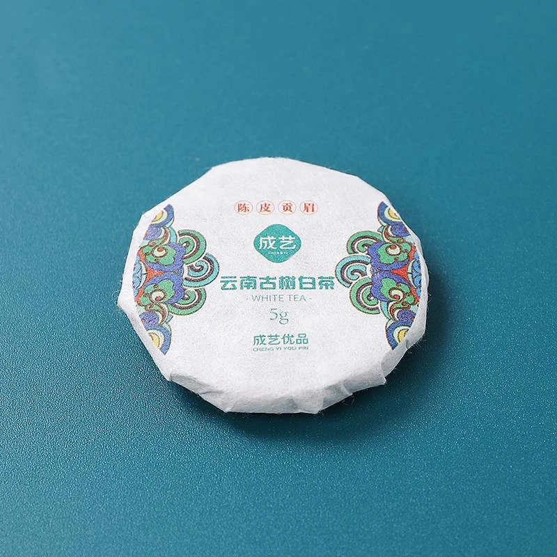 成艺 云南古树白茶5克体验装陈皮贡眉 大叶种白茶叶 北纬21度甜