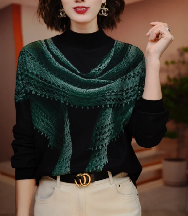 新款高级感baby绒洋气保暖时尚百搭显瘦圆领上衣秋冬