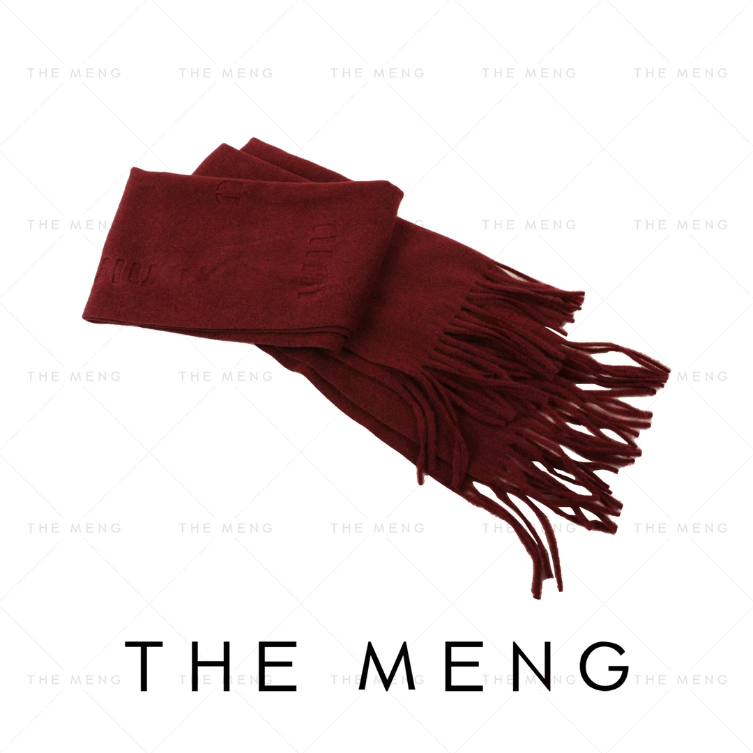 THE MENG【搭配单品】极细绵羊毛纯色基础百搭通勤围巾#M243WJ0020