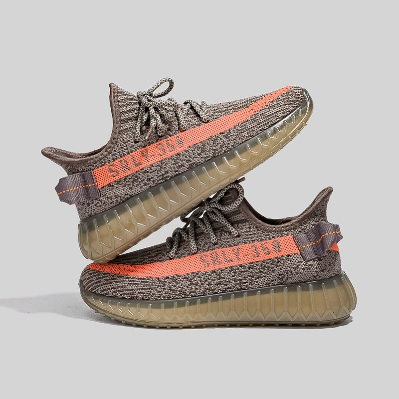 情侣款椰子鞋百搭ins韩版男鞋爆米花女鞋休闲透气飞织运动跑步鞋