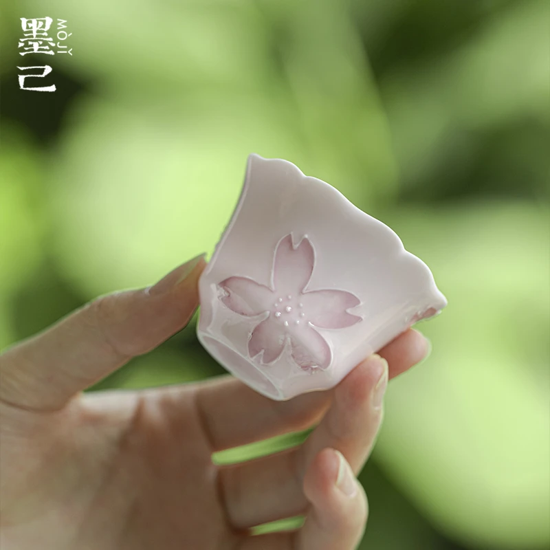 墨己 有田烧-粉色樱花-秋瑞茶杯