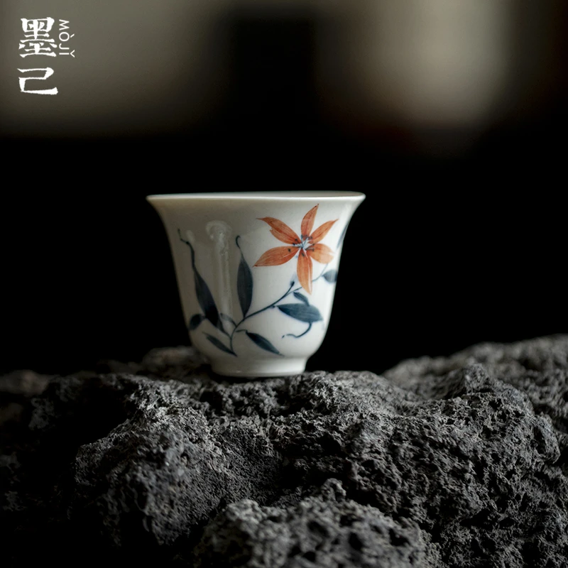 墨己草木灰-落神香妃-意悦茶杯