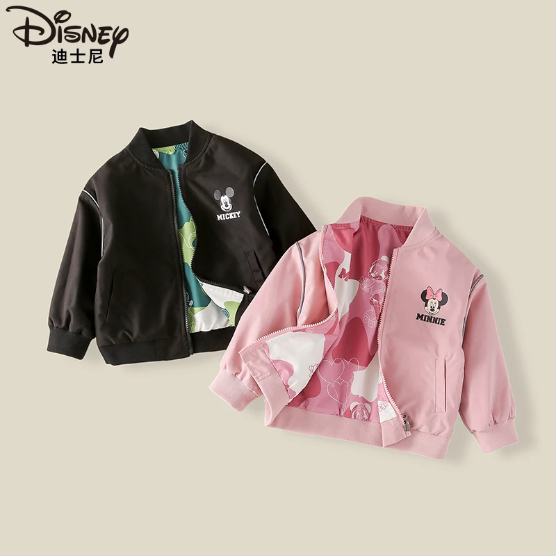 Disney/迪士尼儿童两面穿外套秋季新款宝宝棒球服潮XOE3SW109-110