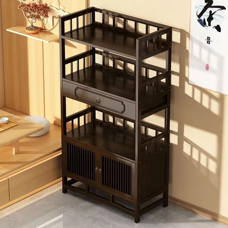 茶水架置物架茶几家用泡茶桌移动茶台简约茶具架茶叶架子沙发边几