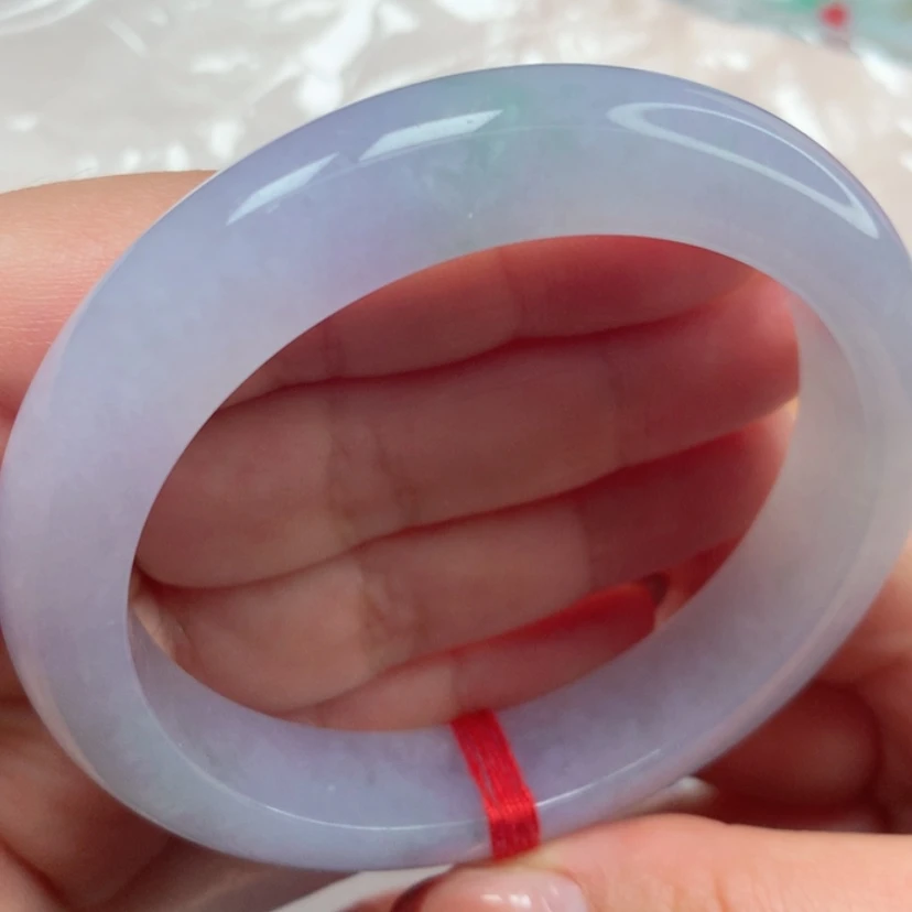 【闪购商品】翡翠手镯未镶嵌冰胶紫6号