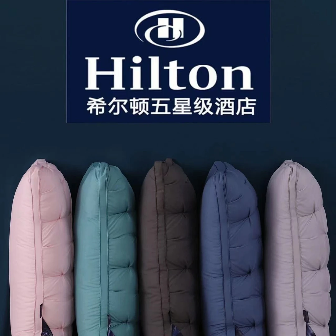 单人枕芯助眠酒店枕头立体家用柔软成人护颈商场高回弹软枕高档