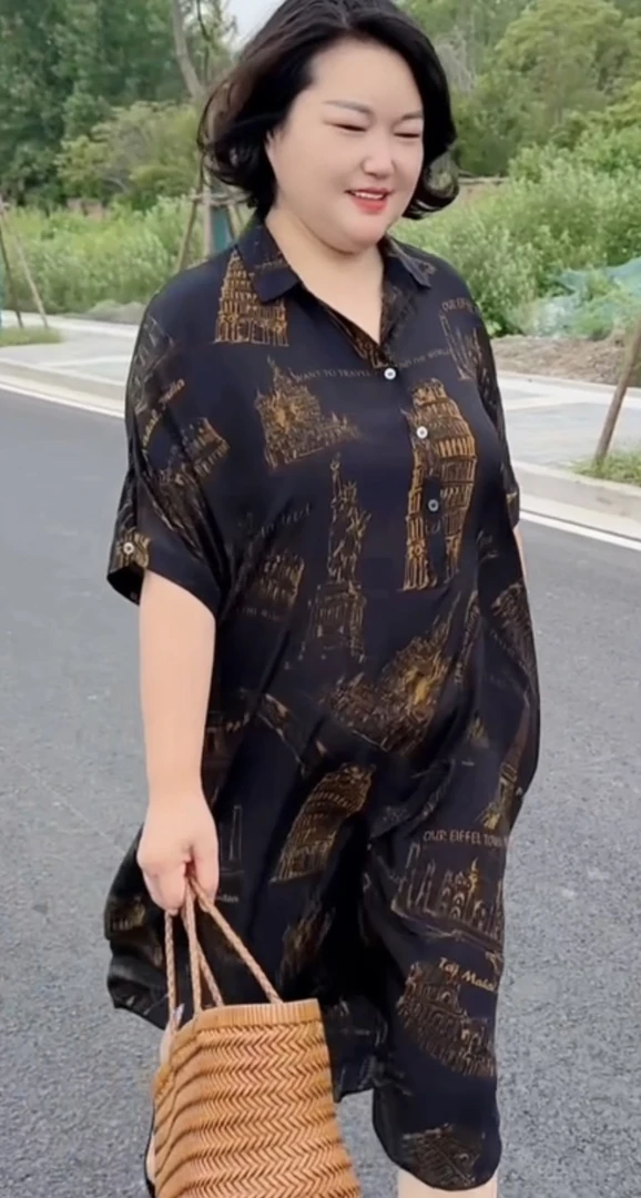 [尤莱特]真丝连衣裙808多色女装连衣裙气质时尚休闲百搭印花