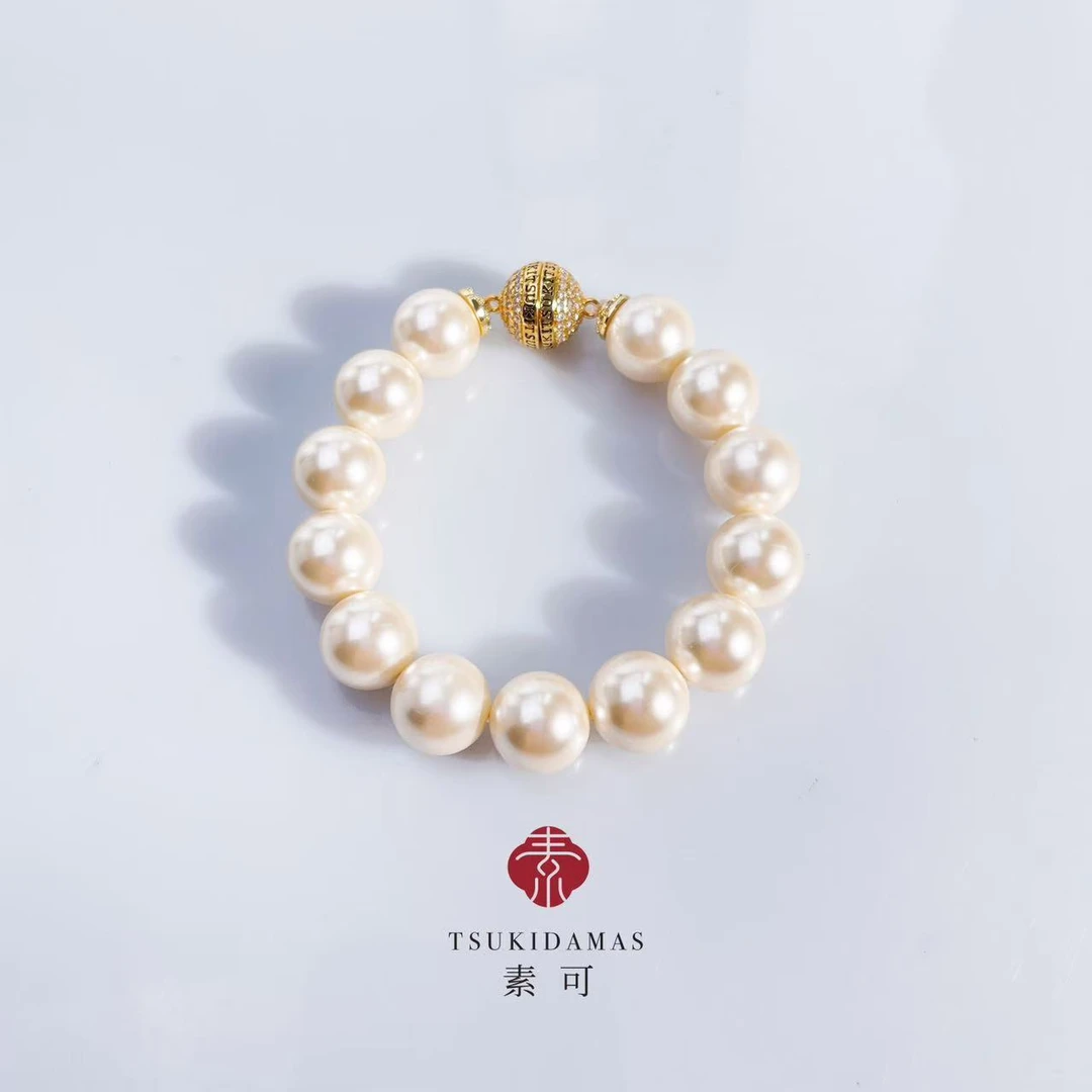 铜合金手链  【简约珍妮】项链延长秋冬新款香槟色约14mm手链S59